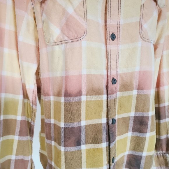 Refashioned 90's Grunge Flannel (M) - Picture 5 of 9